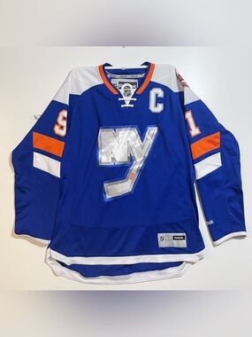 Reebok New York Islanders John Tavares #91 men’s NHL Jersey Sz large